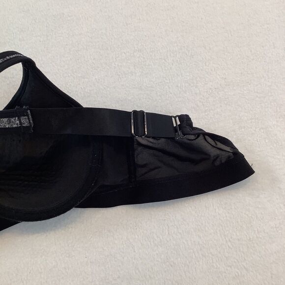 Secret Possessions Bra‎ Women’s Size 34B Black Gray Underwire Push Up Crossback - Picture 9 of 9